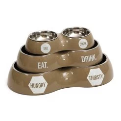 51 Degrees North Dubbele Voerbak -Dierenwinkel 51 degrees north dubbele voerbak 141326 1000 none