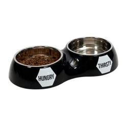 51 Degrees North Dubbele Voerbak -Dierenwinkel 51 degrees north dubbele voerbak zwart l 85986 0500 none