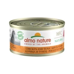 Almo Nature HFC 70 Natural Kattenvoer - Blik - Kip En Tonijn