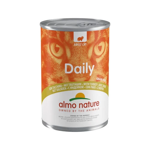 Almo Nature Daily Menu Kattenvoer - Blik - Kalkoen 4 Almo Nature Daily Menu Kattenvoer - Blik - Kalkoen - Afbeelding 2