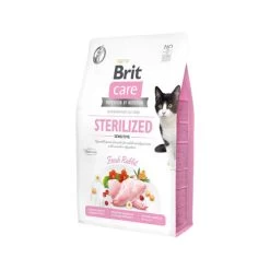 Brit Care Cat - Sterilized Sensitive -Dierenwinkel brit care cat grain free sterilized sensitive 203393 0500 none