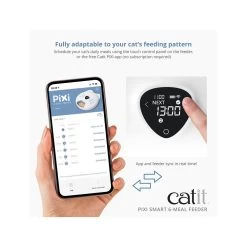 Catit PIXI Smart 6-meal Feeder -Dierenwinkel catit pixi smart 6 meal feeder 217201 1000 none