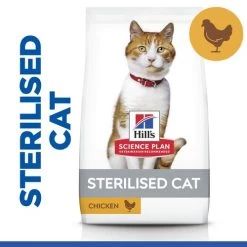 Hill's Science Plan Sterilised Adult Kattenvoer -Dierenwinkel hills science plan feline adult sterilised chicken 218803 0500 none