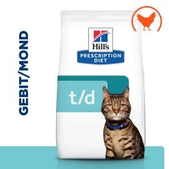 Hill's T/d Dental Care - Prescription Diet - Feline -Dierenwinkel hills td dental care prescription diet feline 218006 2000 none