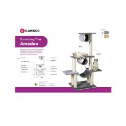 Flamingo Krabpaal Amedeo -Dierenwinkel krabpaal amedeo 222622 1000 none