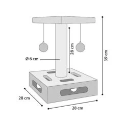 Flamingo Krabpaal CYA 1 -Dierenwinkel krabpaal cya 1 222610 1000 none