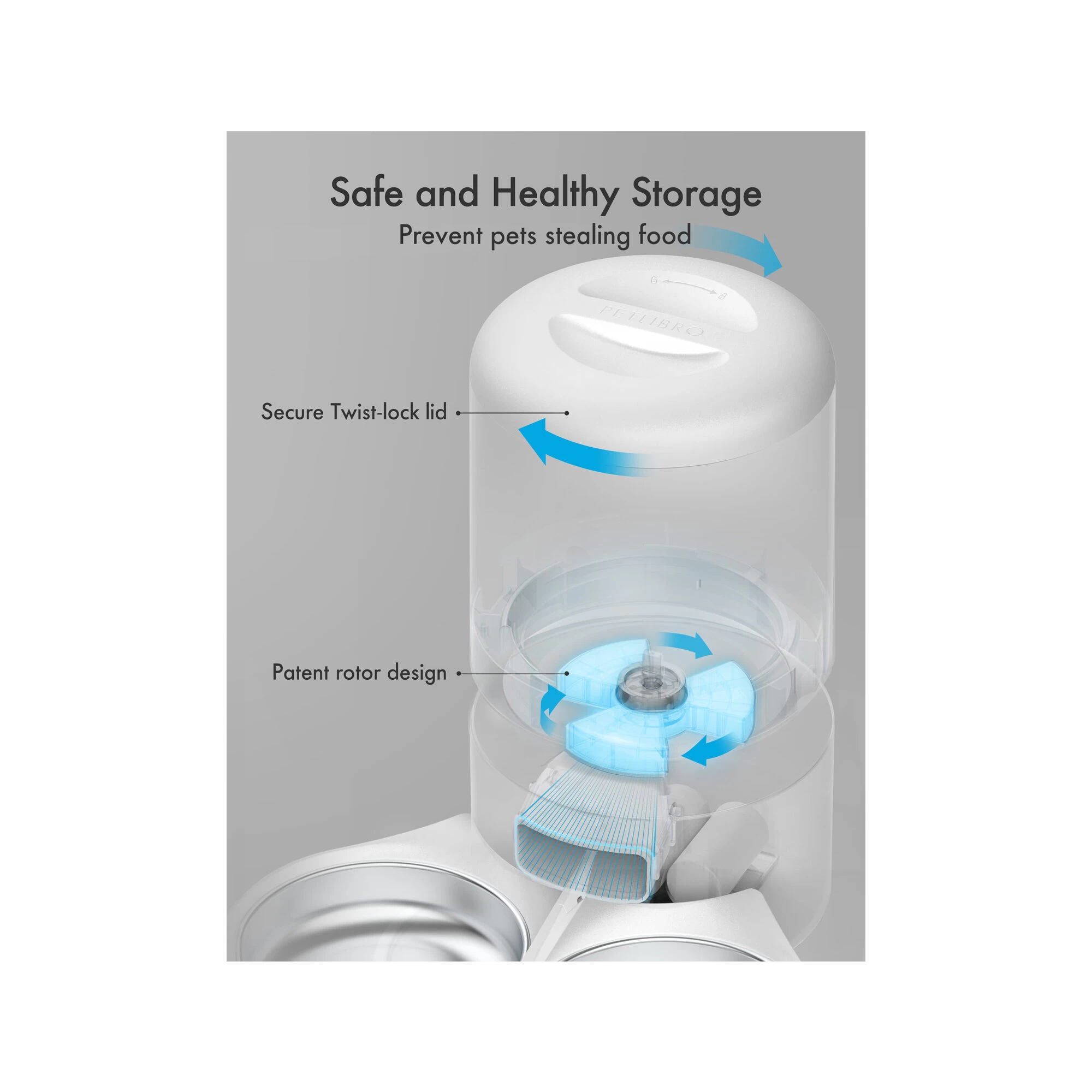 Petlibro Granary Dual Food Tray 11 Petlibro Granary Dual Food Tray - Afbeelding 9