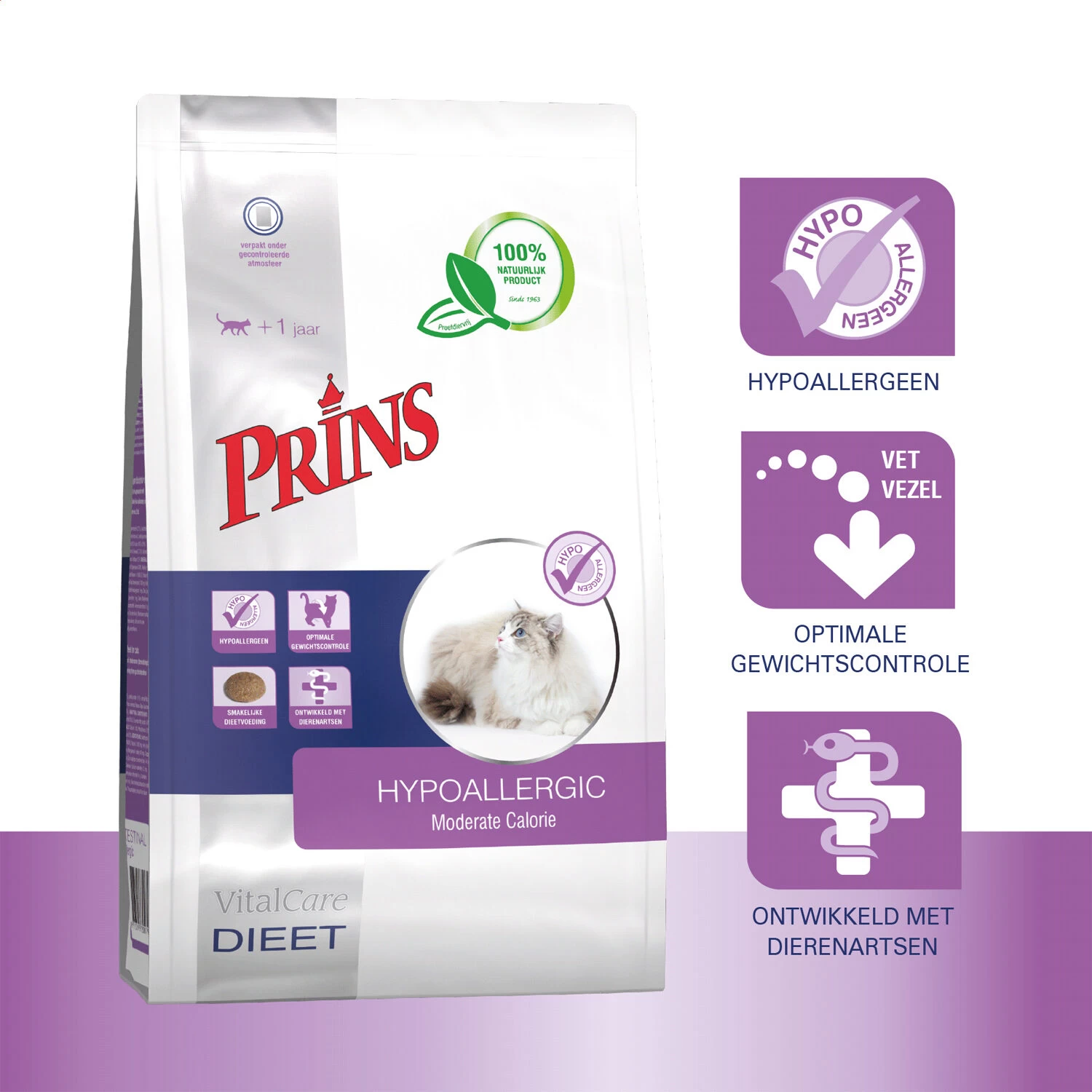 Prins VitalCare Hypoallergic Moderate Calorie 6 Prins VitalCare Hypoallergic Moderate Calorie - Afbeelding 4
