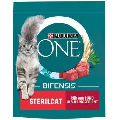 Purina One Adult Sterilcat -Dierenwinkel purina one sterilcat rundtarwe 4x800g 137835 2000 none