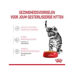 Royal Canin Kitten Sterilised In Jelly - Maaltijdzakje -Dierenwinkel royal canin kitten sterilised in jelly maaltijdzakje 207209 2000 none
