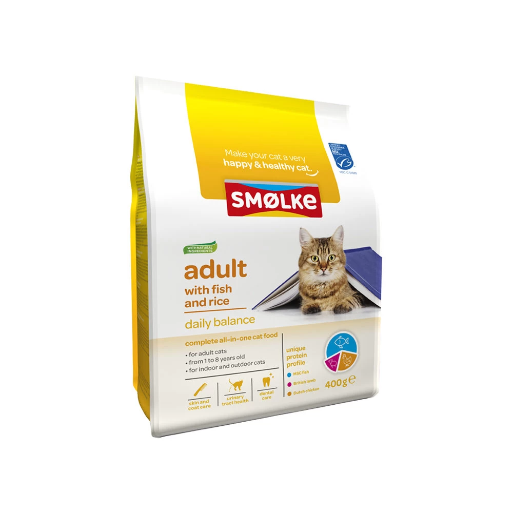 Smølke Kat Adult Vis & Rijst 5 Smølke Kat Adult Vis & Rijst - Afbeelding 3