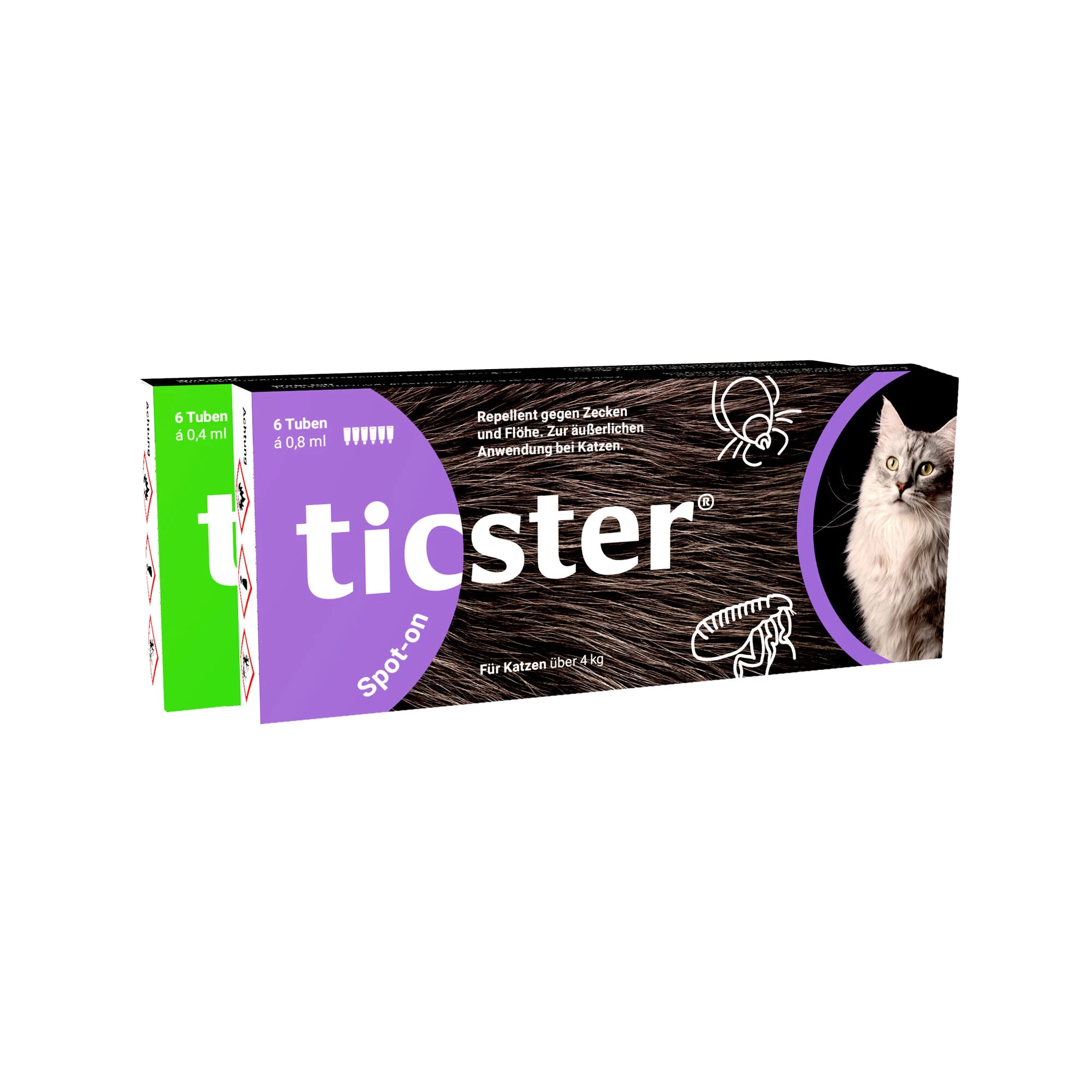 Ticster Spot-on Kat 4-8 Kg 6 Ticster Spot-on Kat 4-8 Kg - Afbeelding 4