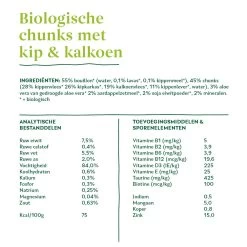 Yarrah - Natvoer Kat Kuipje Chunks Met Kip & Kalkoen Bio -Dierenwinkel yarrah natvoer kat kuipje chunks met kip kalkoen bio 200381 1000 none